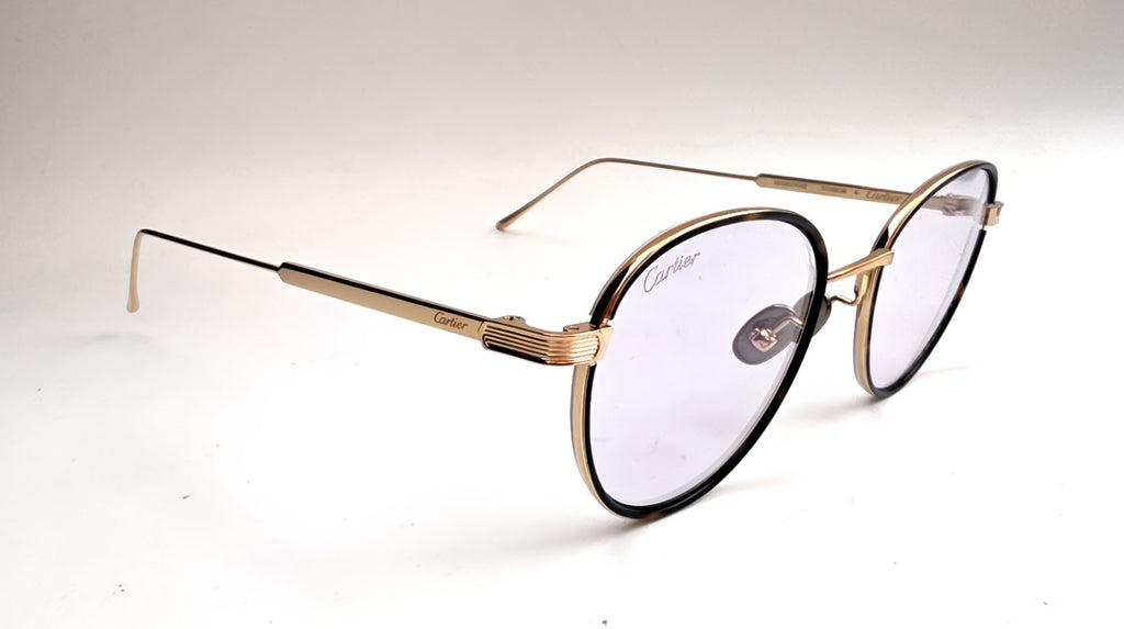 Authentic Luxury Cartier Gold Eyewear CT02500