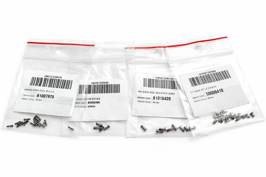 Authentic Cartier Eyeglass Hinge Screws Replacement Gold Silver