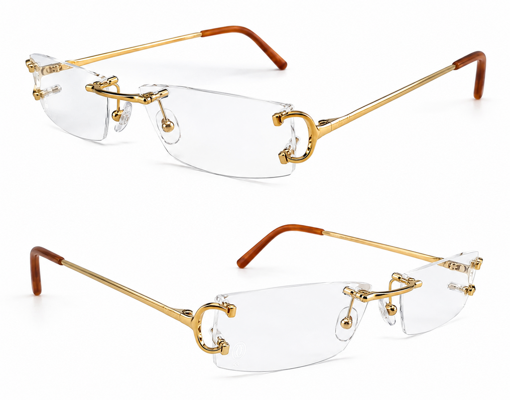 NEW! Cartier Big C Piccadilly Gold Glasses CT0092O