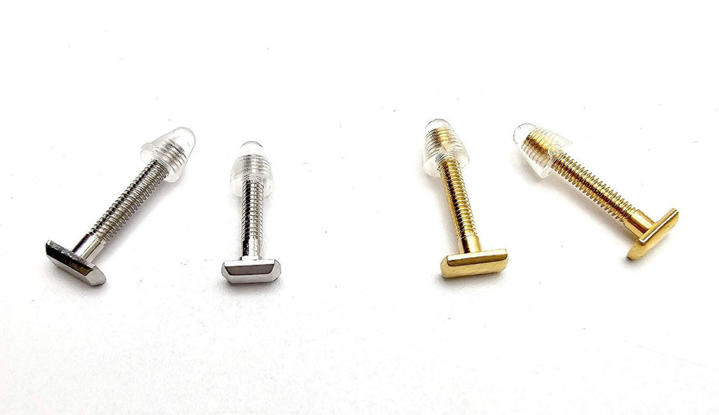 Authentic Cartier Curved Rectangle Eyeglass Screws Gold Silver Replacement