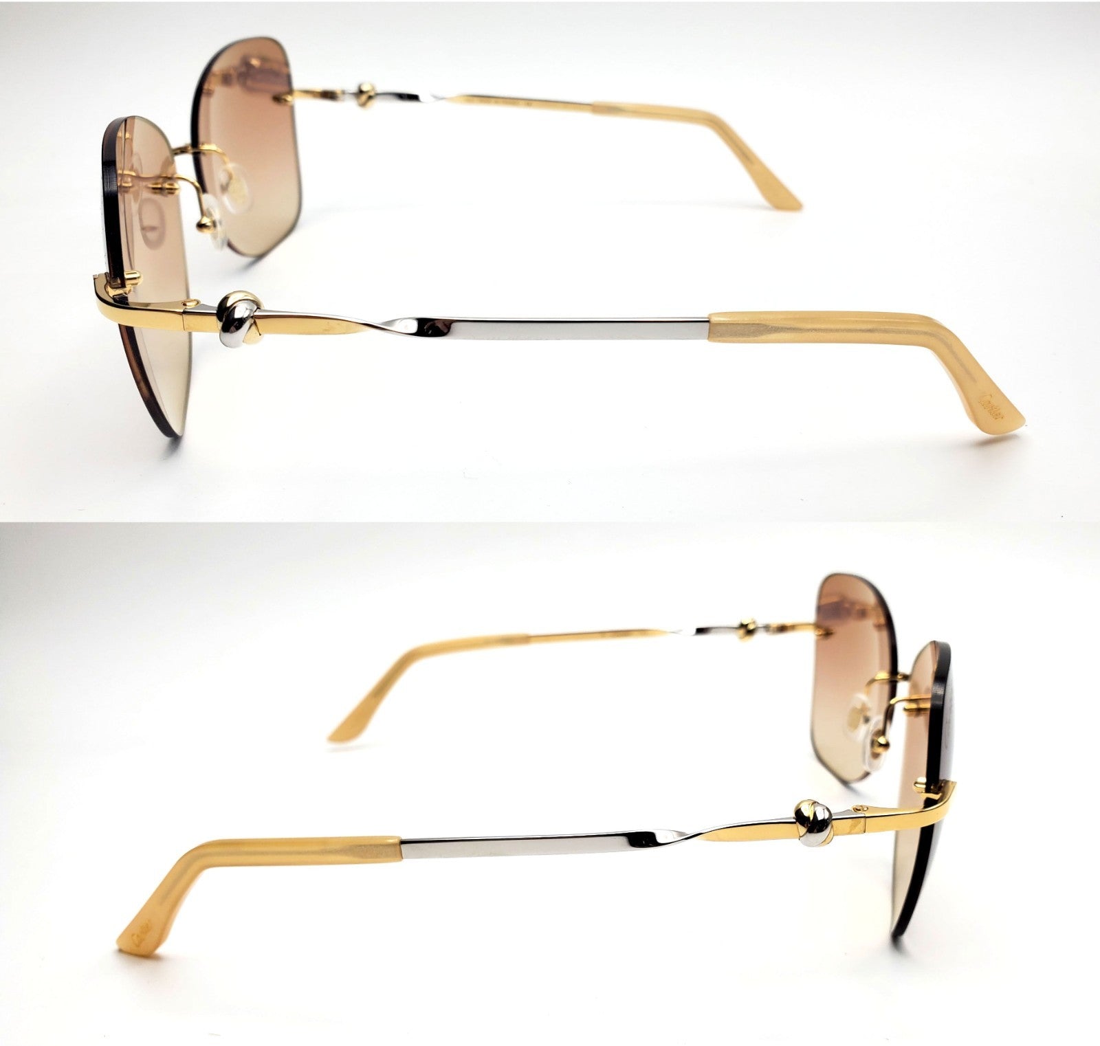 Authentic Cartier Gold Sunglasses CT00915S