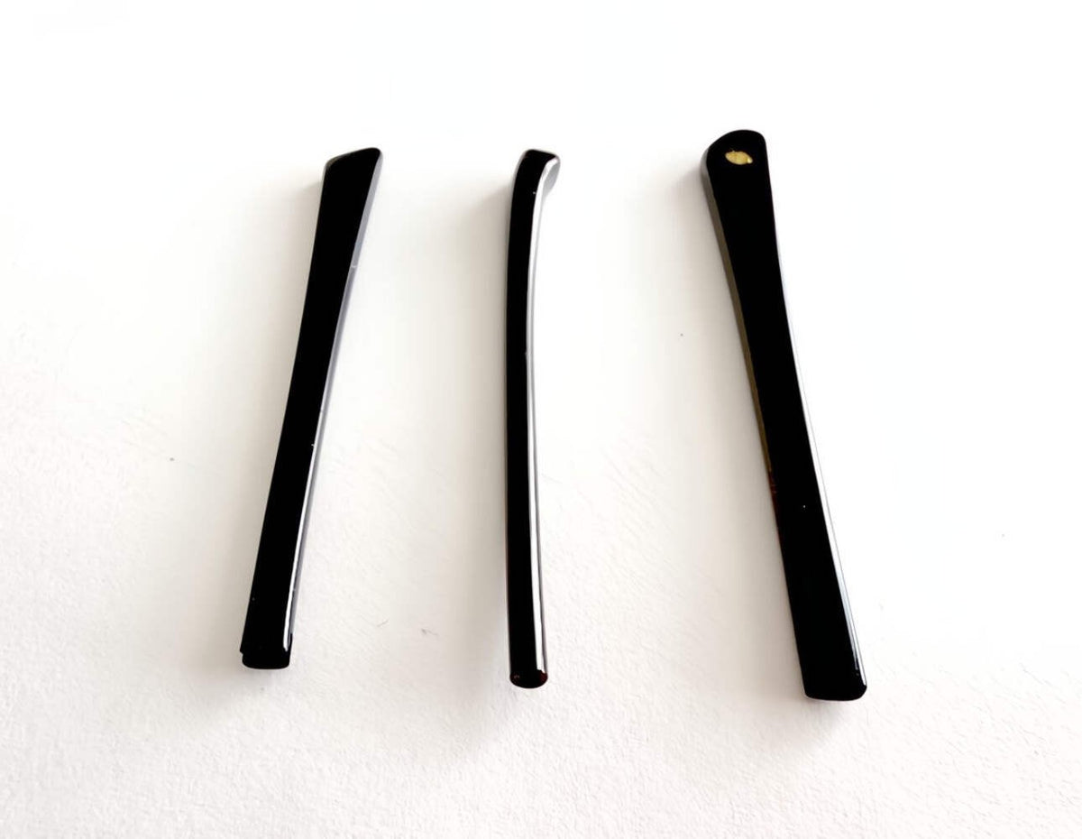 Genuine Cartier Temple Tips Replacement Ends A B C Black New Pair