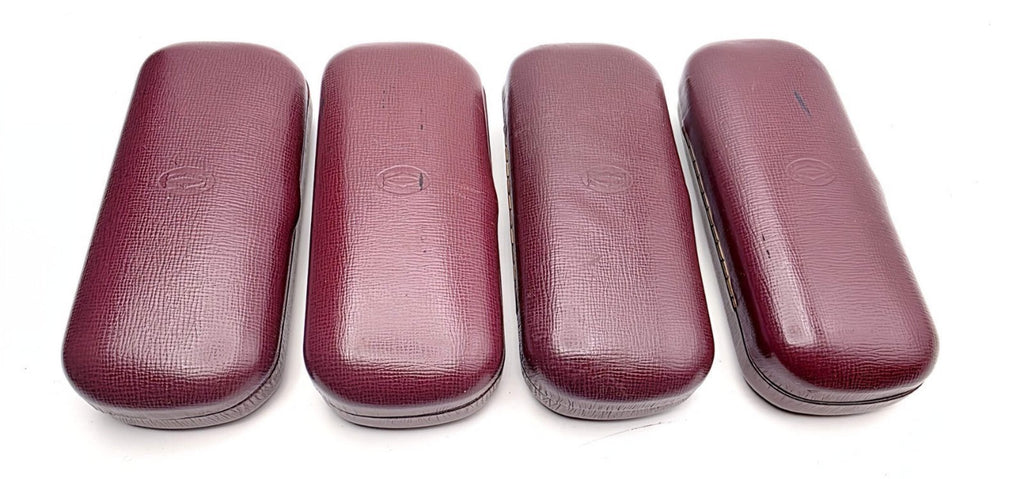 Vintage Cartier Hard Case Red Leather Eyeglasses CASE