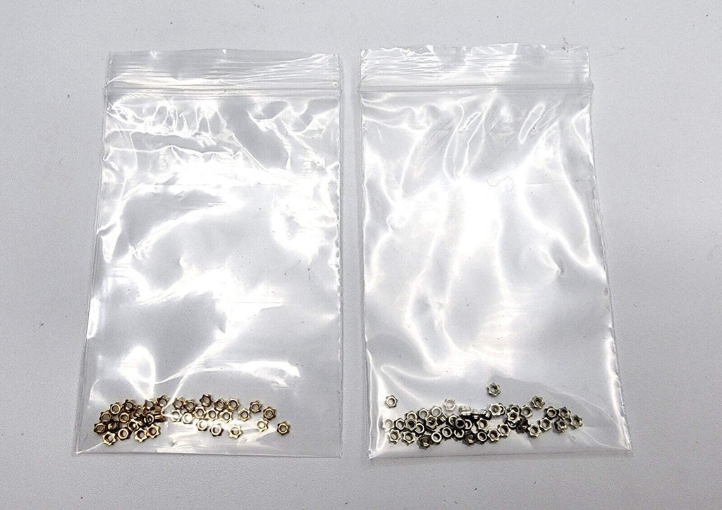 NEW! Auth Cartier Nuts/Caps/Bushing - Gold/Silver + Free Washers