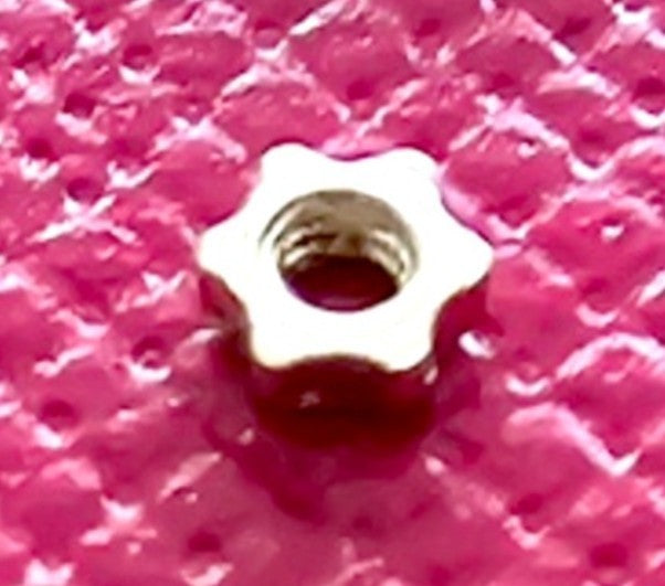 Auth Cartier Glasses Replacement Nuts/Caps - Gold/Silver + Free Washers
