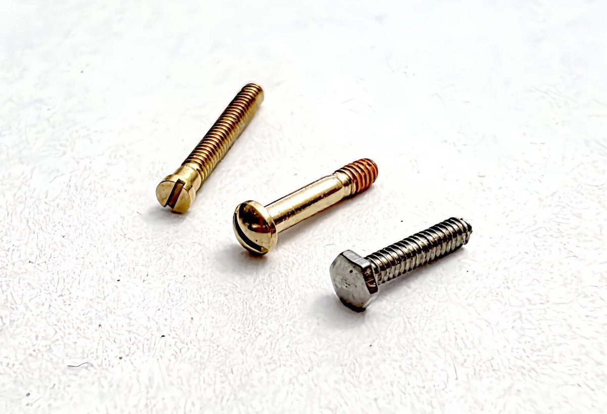 NEW! Auth Cartier Replacement/Spare Parts Screws - Free silicone caps & washers