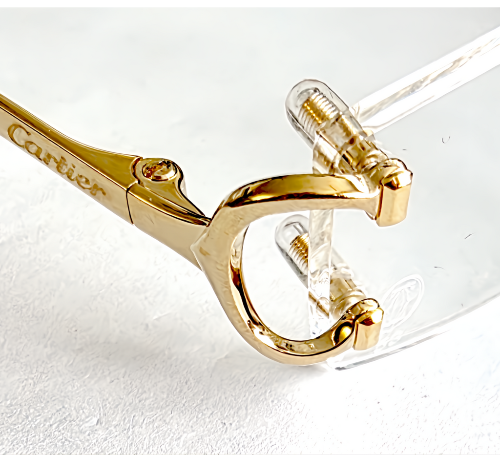 Cartier Rimless Eyeglasses Silicone Screw Caps Replacement - $29 each cap