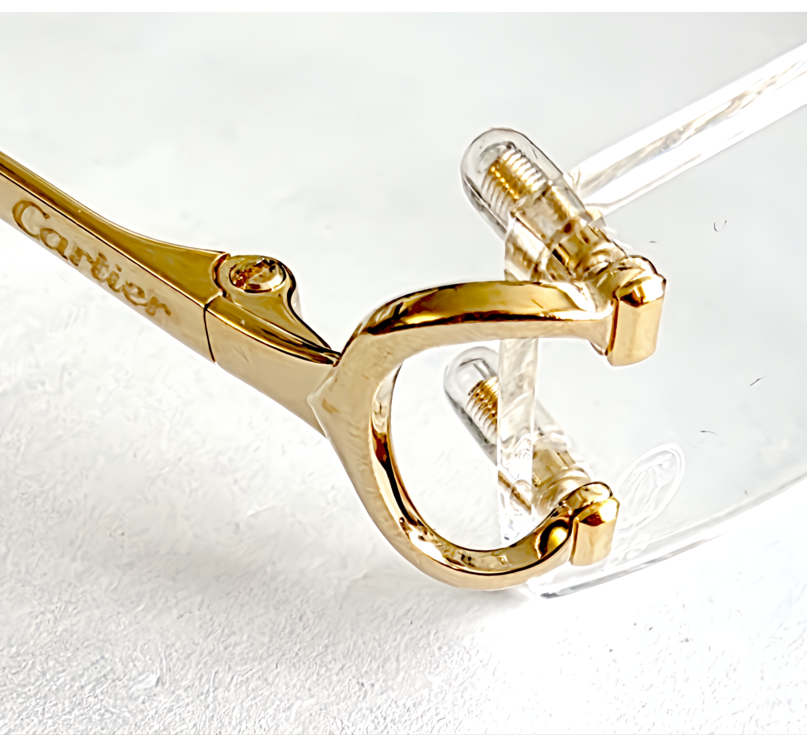 Cartier Rimless Eyeglasses Silicone Screw Caps Replacement - $29 each cap