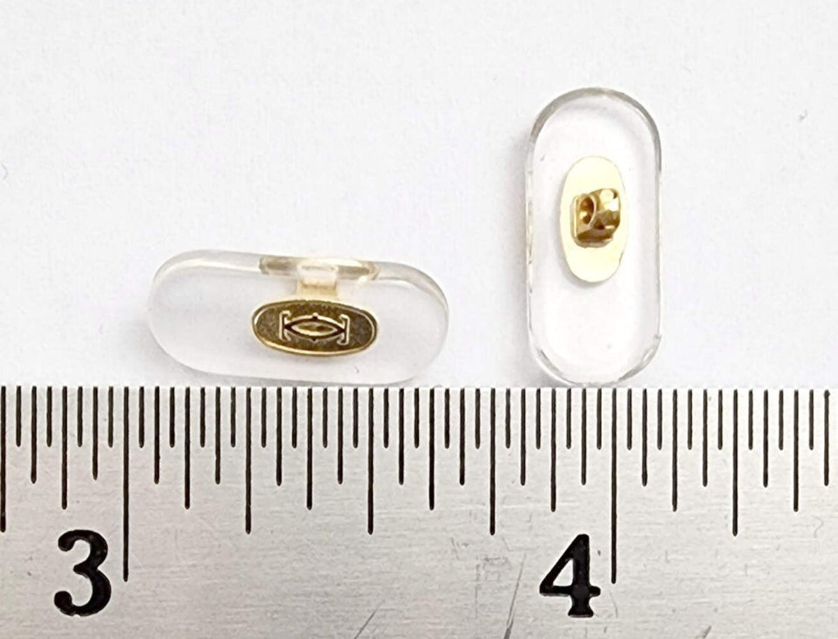 Auth Cartier Eyeglasses Nose Pads Replacement Large + Free Screwdriver