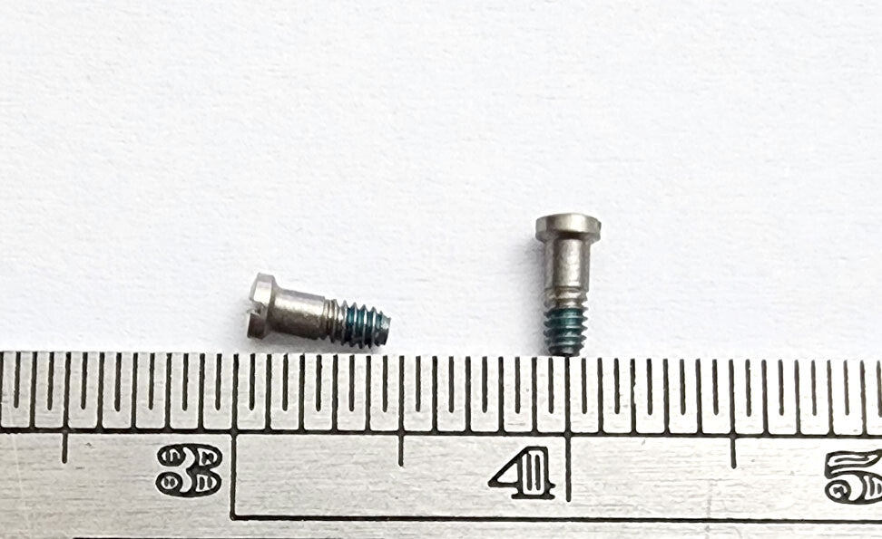 Authentic Cartier Glasses Replacement Screws Gold Silver Pair + Free Screwdriver