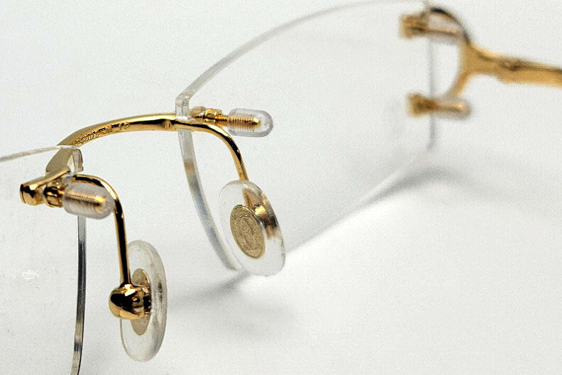 Cartier Eyeglasses Nose Pads Replacement Small + Free Screwdriver