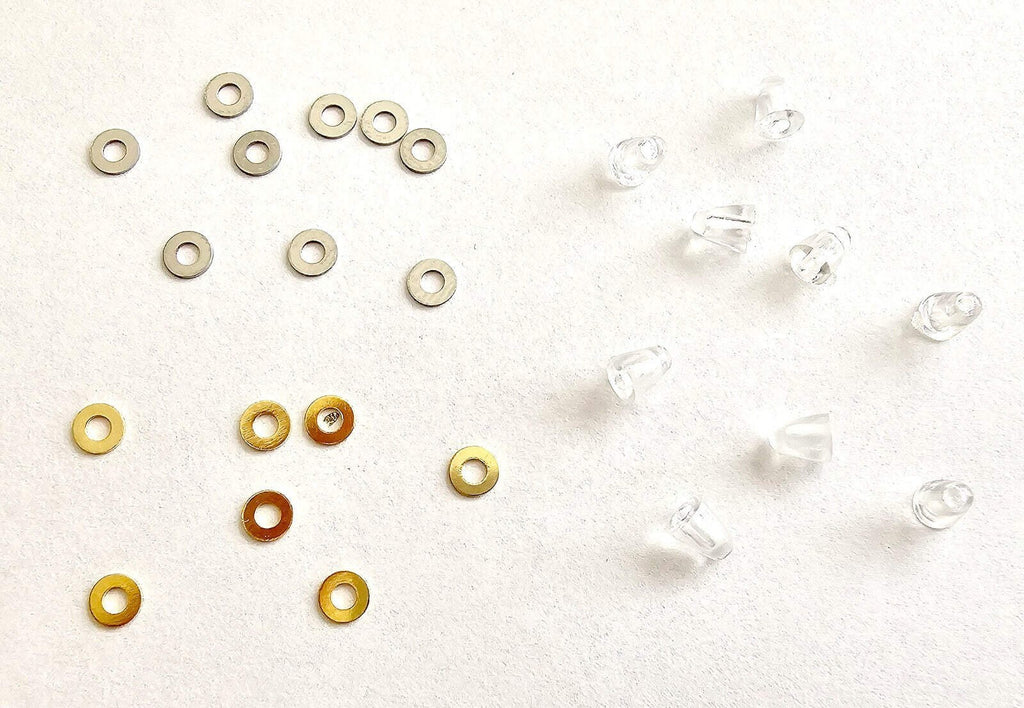Authentic Cartier Curved Rectangle Eyeglass Screws Gold Silver Replacement