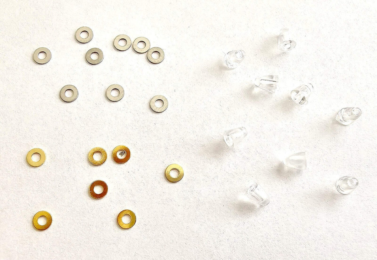 Authentic Cartier Curved Rectangle Eyeglass Screws Gold Silver Replacement