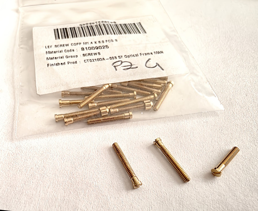 NEW! Auth Cartier Replacement/Spare Parts Screws - Free silicone caps & washers
