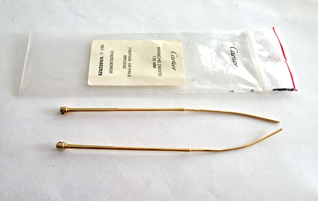Authentic Cartier Glasses Parts Temples