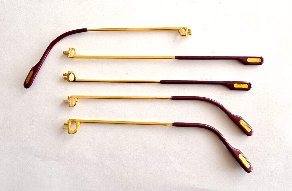 Authentic Cartier Glasses Parts Temples