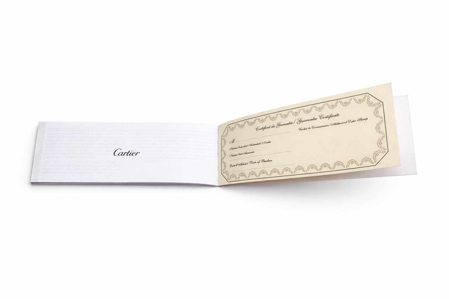 Authentic Cartier Glasses Case & Box Set w/ Cloth & Certificate NEW