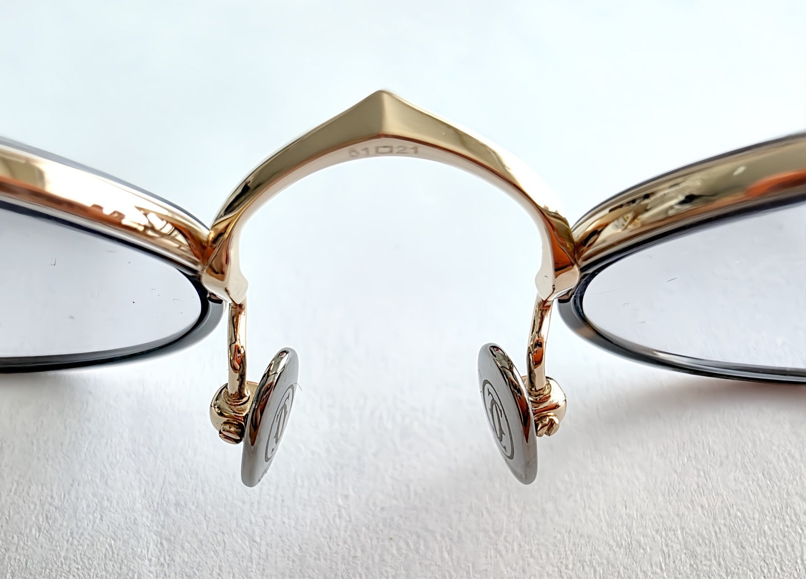 NEW! Cartier Glasses Nose Pads Replacement -  Gold/Silver + Free Screwdriver