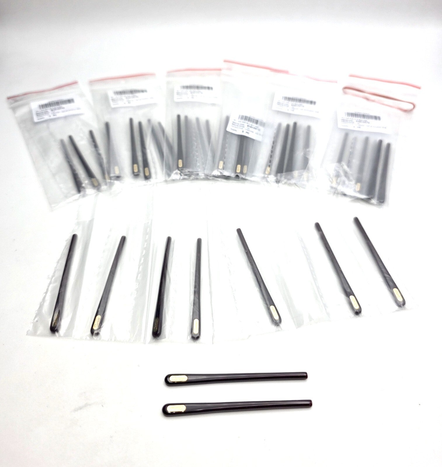 NEW! Cartier Temple Tips Burgundy Gold Replacement Parts - $49 / Pair (2 Pieces)