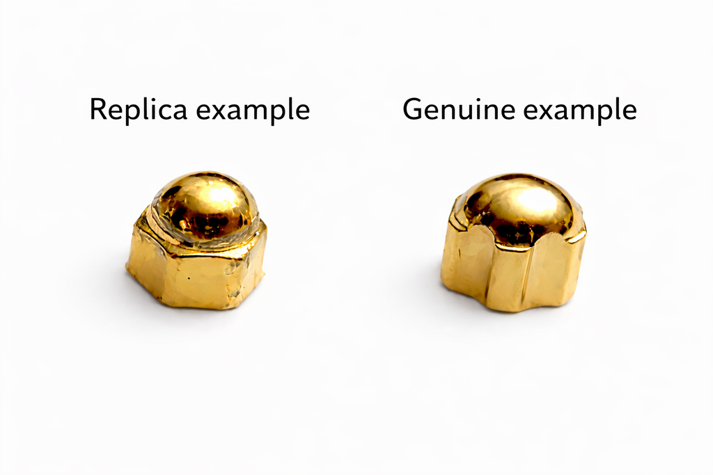 NEW! Auth Cartier Glasses Parts Caps and Bushing  - GOLD - Free Screw Driver