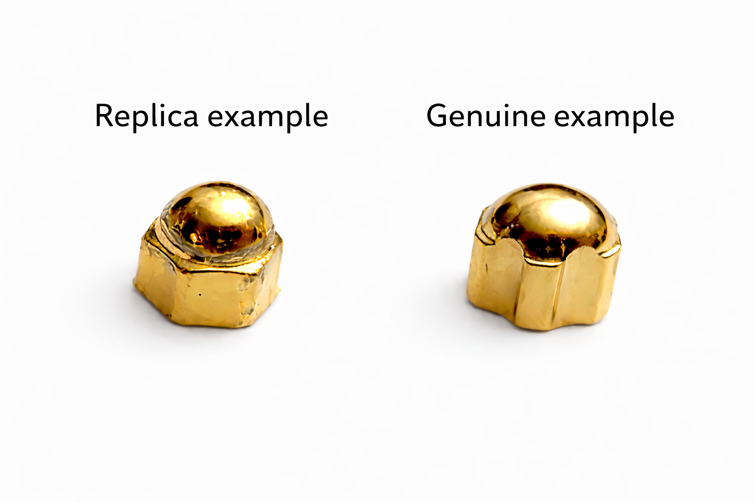 NEW! Auth Cartier Glasses Parts Caps and Bushing  - GOLD - Free Screw Driver