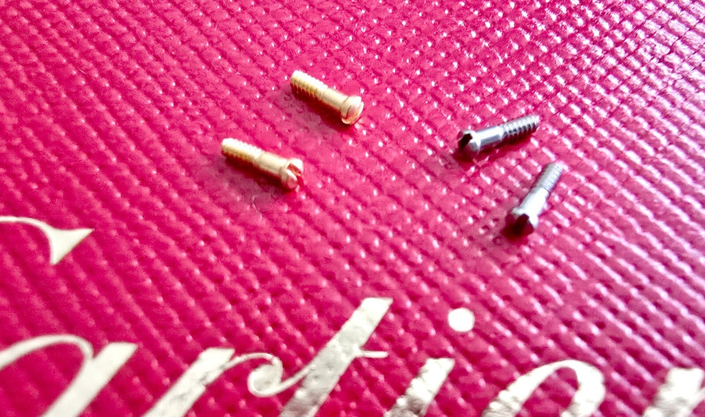 New Authentic Cartier Nose Pad Screws Replacement Gold Silver + Free Screwdriver
