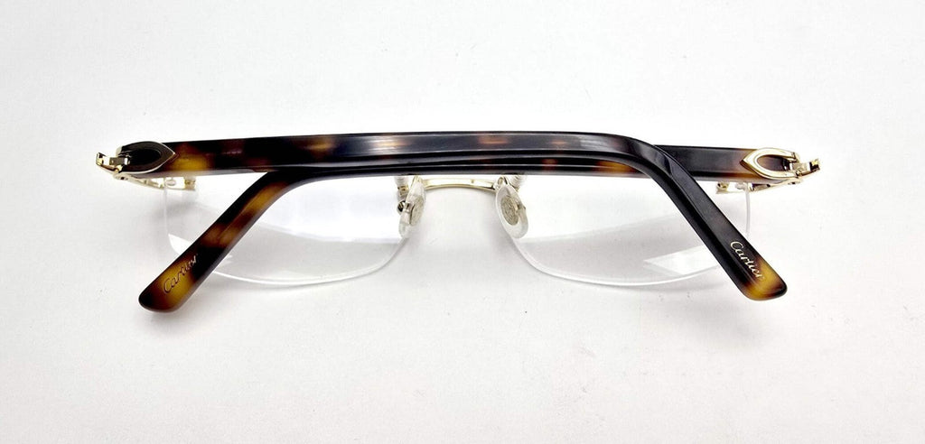 NEW! Cartier Glasses Canazei Tortoise/Gold CT0048O