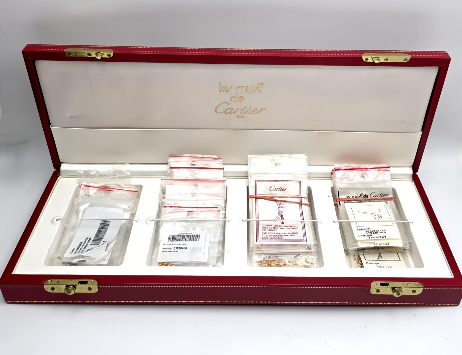 NEW! Auth Cartier Screws for Vendome - Gold/Silver - One Pair/2 pics