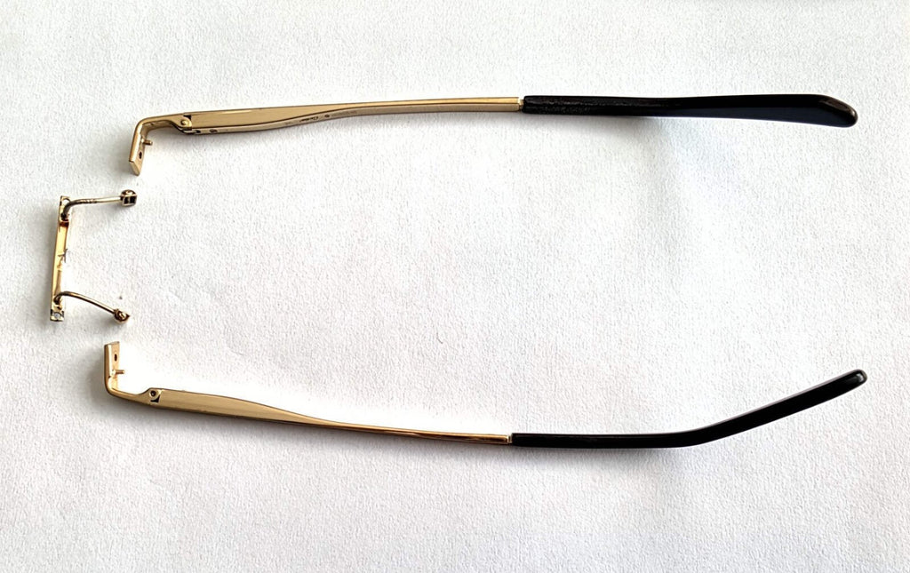 Authentic Cartier CT0167O Gold Eyeglasses Parts – Replacement