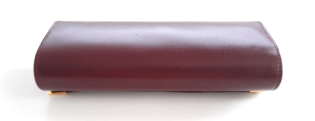 Vintage Cartier Hard Case Red Leather Eyeglasses CASE