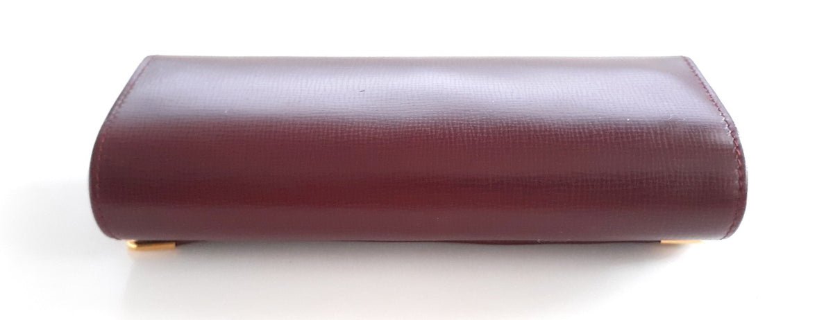 Vintage Cartier Hard Case Red Leather Eyeglasses CASE