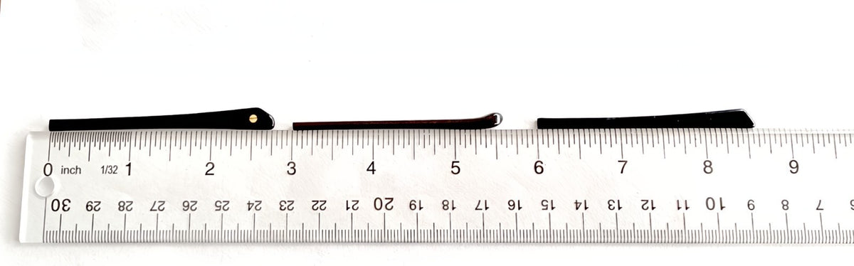 Genuine Cartier Temple Tips Replacement Ends A B C Black New Pair