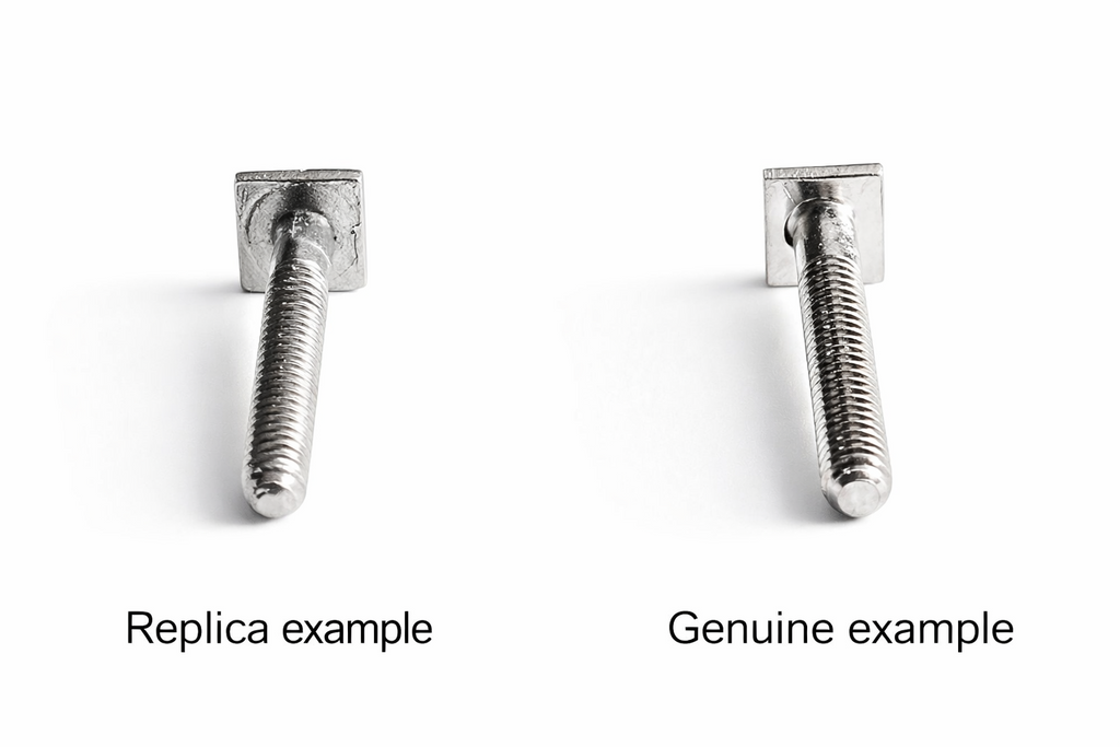 New Auth Cartier Square Screw Gold/Silver