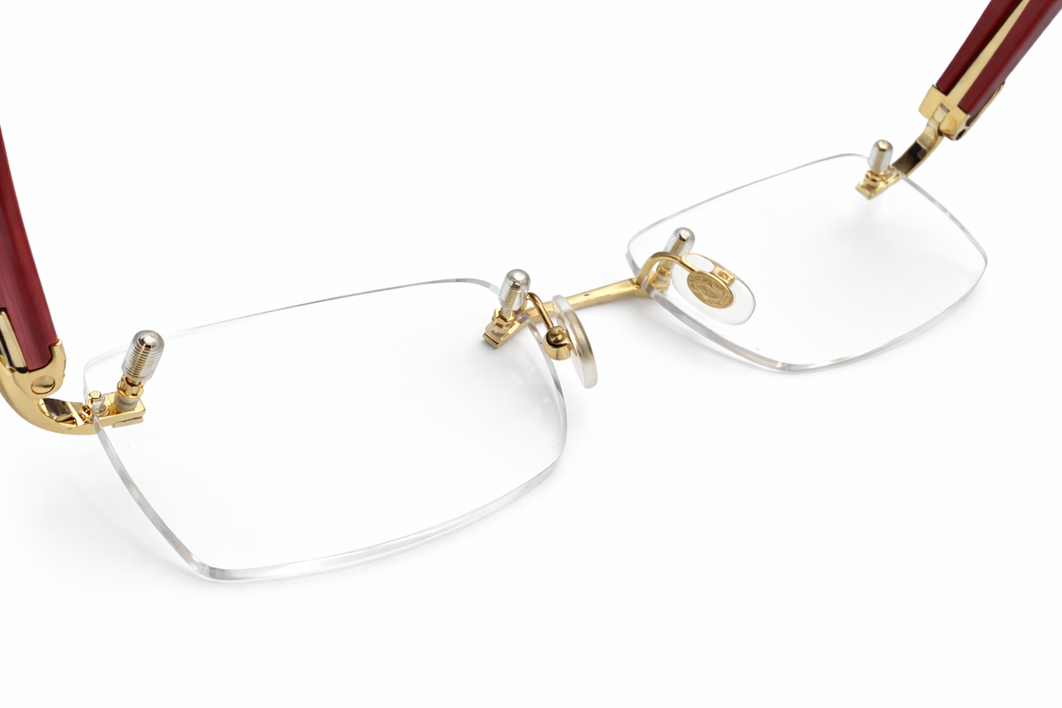 Cartier Rimless Eyeglasses Silicone Screw Caps Replacement - $29 each cap