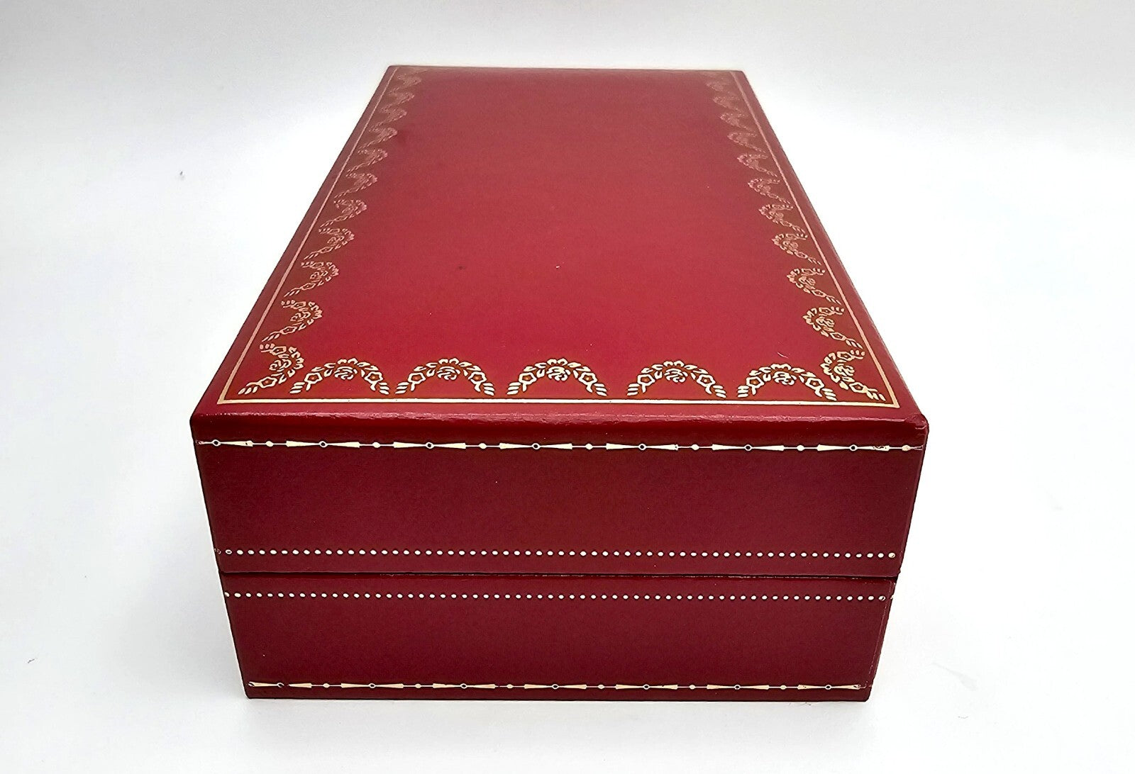 Authentic Cartier Glasses Red Hard Case CO712 6.7"×3.5"×2"