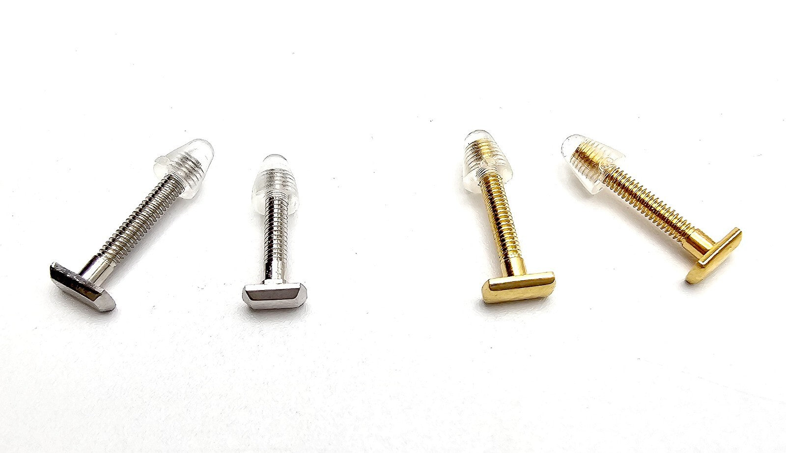 Authentic Cartier Curved Rectangle Eyeglass Screws Gold Silver Replacement