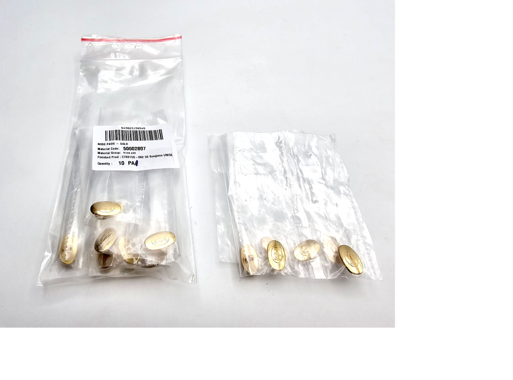 NEW! Cartier Glasses Nose Pads Replacement -  Gold/Silver + Free Screwdriver