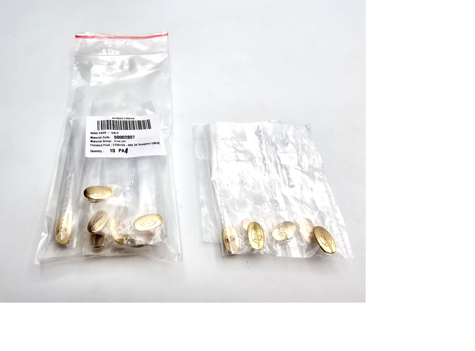 NEW! Cartier Glasses Nose Pads Replacement -  Gold/Silver + Free Screwdriver