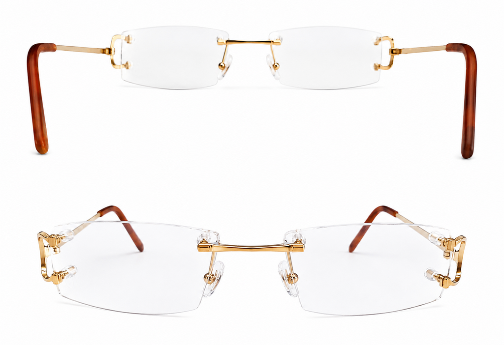NEW! Cartier Big C Piccadilly Gold Glasses CT0092O