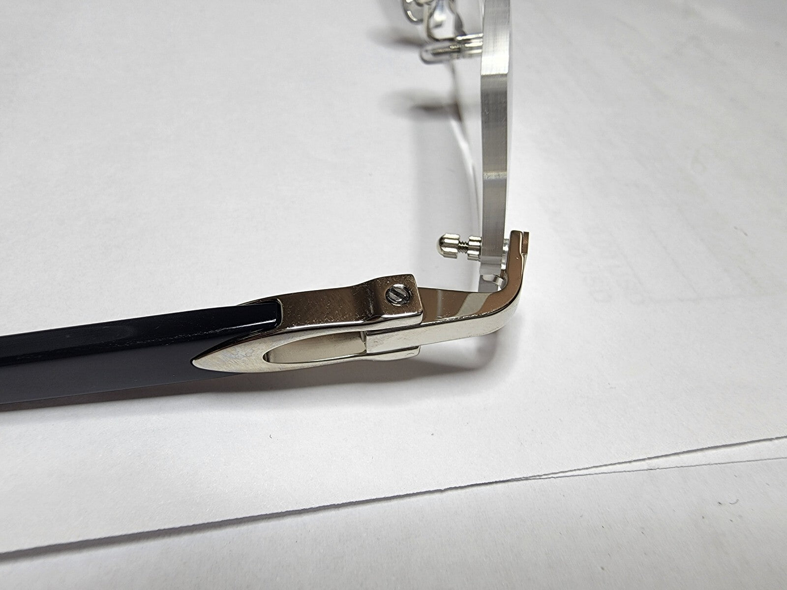 NEW! Auth Cartier Glasses Parts Caps and Bushing  - GOLD - Free Screw Driver