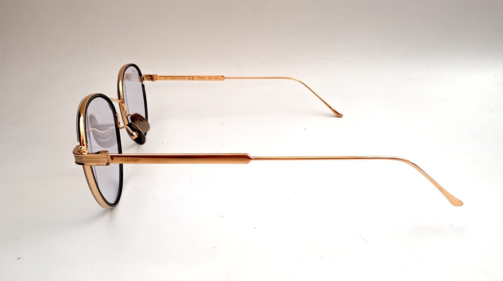 Authentic Luxury Cartier Gold Eyewear CT02500
