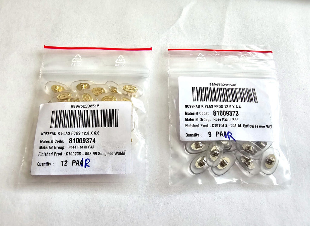 Cartier Eyeglasses Nose Pads Replacement Small + Free Screwdriver