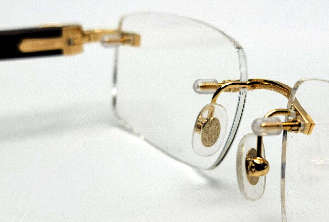 Cartier Eyeglasses Nose Pads Replacement Small + Free Screwdriver