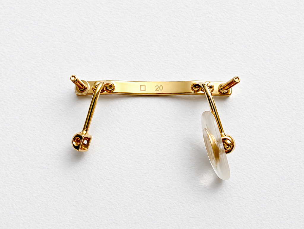 Authentic Cartier Glasses Parts Rimless Nose Bridge C Décor Panther Hinge