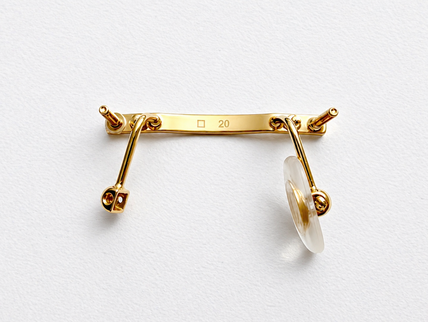 Authentic Cartier Glasses Parts Rimless Nose Bridge C Décor Panther Hinge