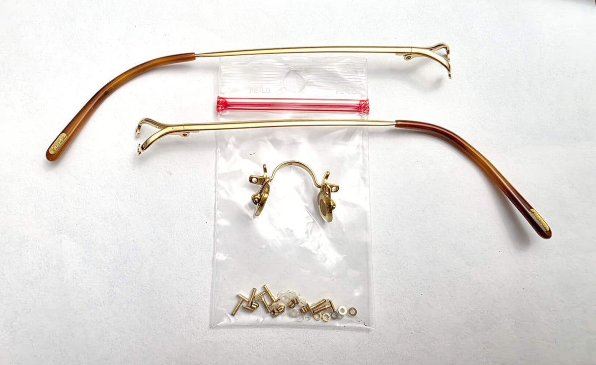 Auth Cartier Small C-decor Spare Parts/Replacement - Gold