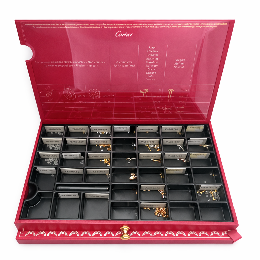 Authentic Cartier Eyeglass Hinge Screws Replacement Gold Silver