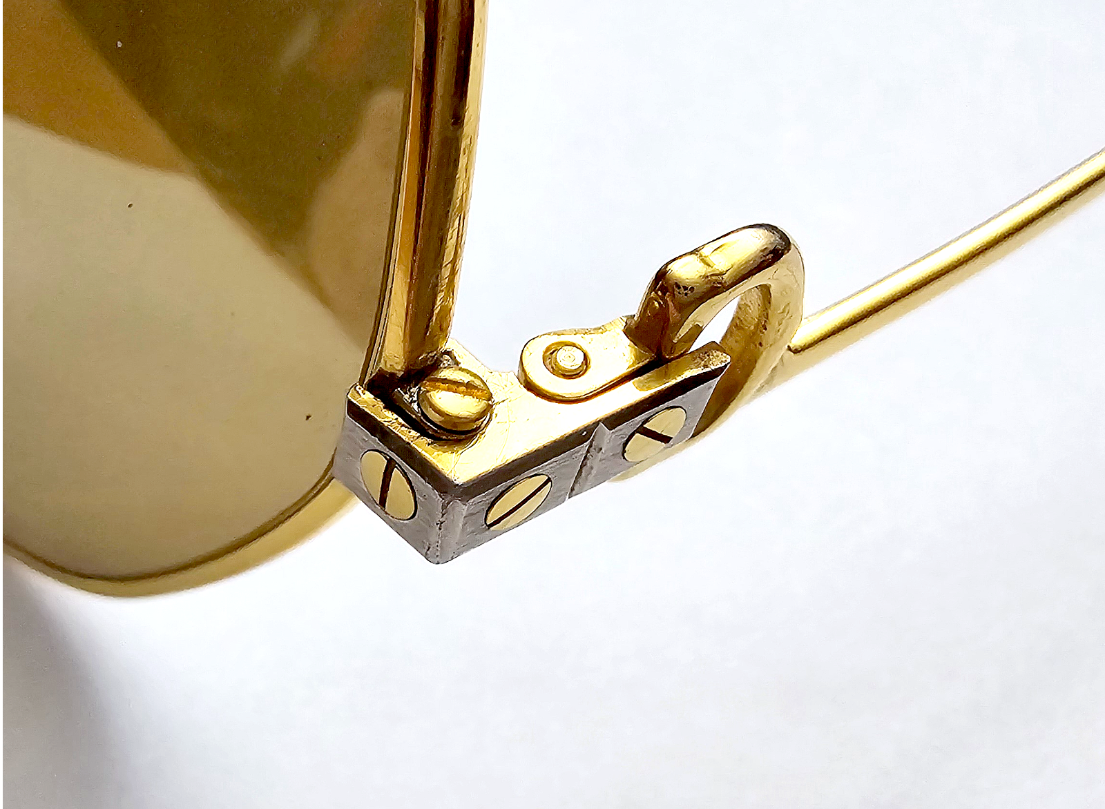 NEW! Auth Cartier Screws for Vendome - Gold/Silver - One Pair/2 pics