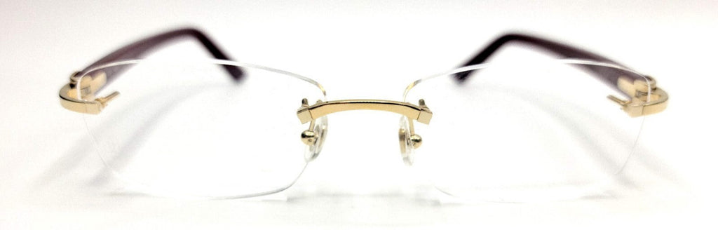 NEW! Cartier Glasses Canazei Burgundy /Gold CT0048O