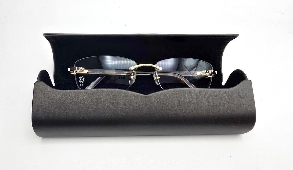NEW! Cartier Glasses Canazei Tortoise/Gold CT0048O